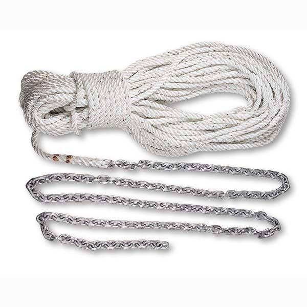 Lewmar - 20' 5/16 G4 & 200' 9/16 Line - With 3/8 Shackle