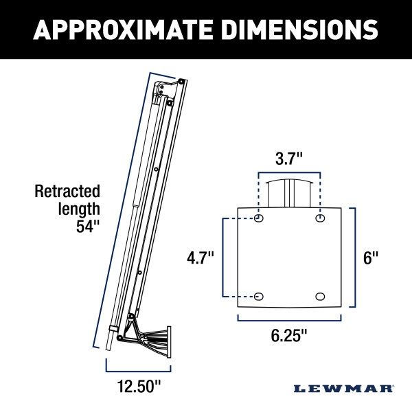 Lewmar - Vector 7ft Manual Shallow Water Anchor
