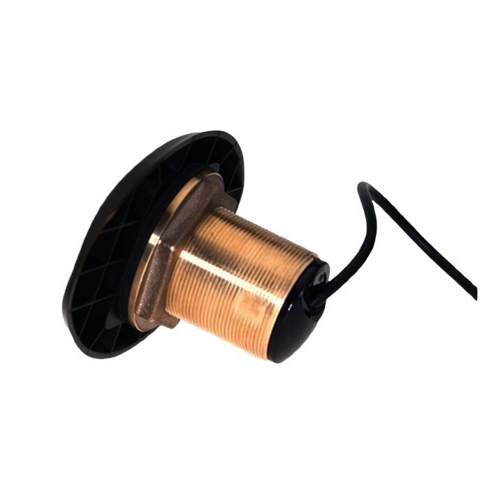 Simrad xSonic HDI Thru-Hull Transducer, 50/200 kHz, 455/800 kHz DownScan Imaging, 9-Pin Connector, Water Temp Sensor, Bronze Housing, 10 m (33 ft) Cable