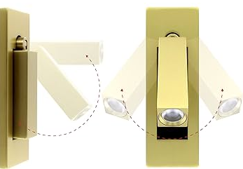 Mega LED - San Remo LED Reading Light - 3 Watt, 4000K, Natural White, Recessed with Magnetic Switch