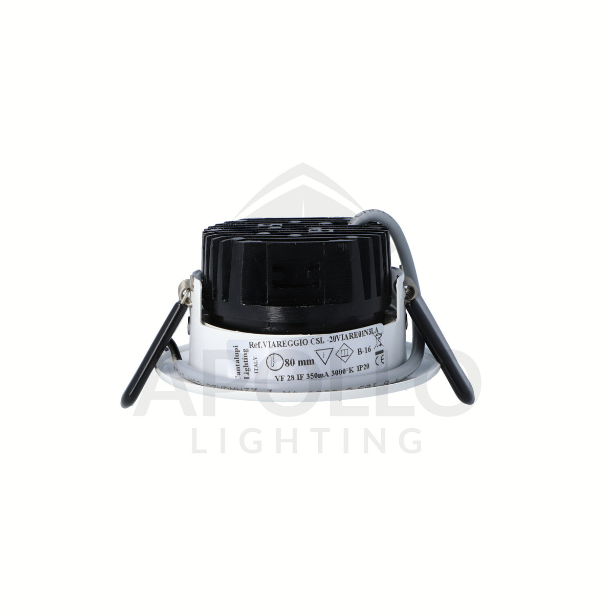 Cantalupi VIAREGGIO CLL – Elegant Interior Marine Light | Ø80mm | 2700K | 5W @ 24VDC | 10–32VDC | IP20 Rated