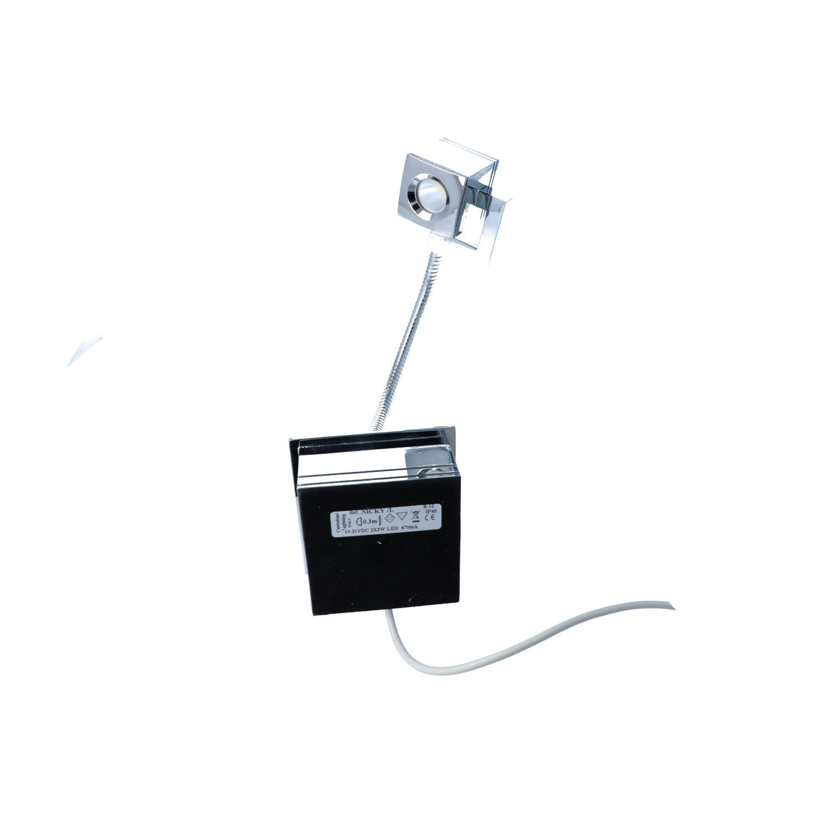 Cantalupi NICKY/L – Wall Light, 2x3W LED, 10–31VDC, 0.3 m, B-12