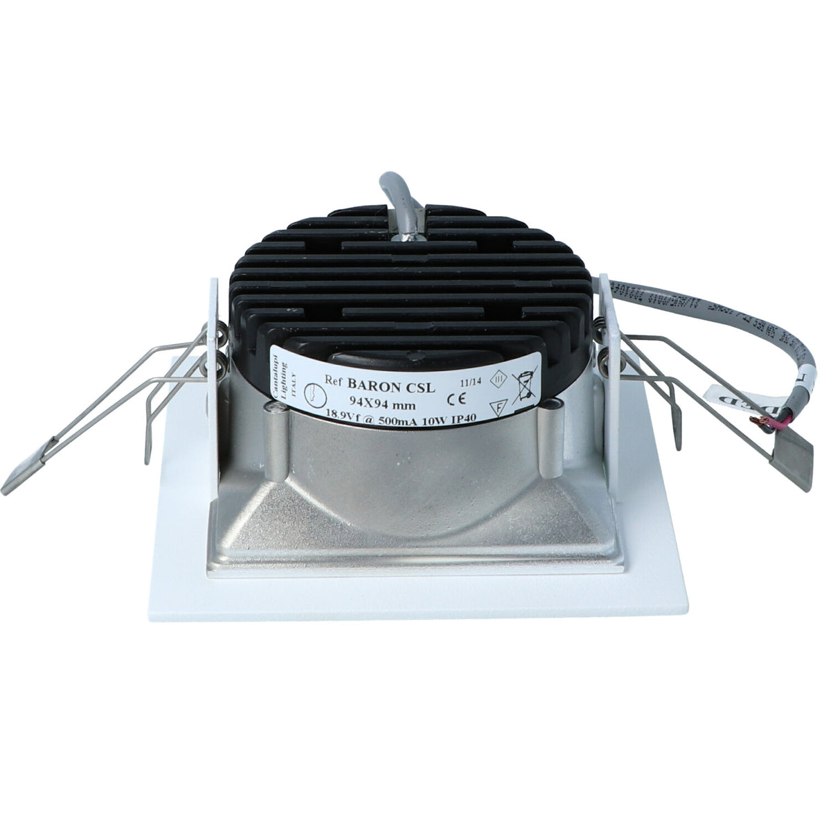 Cantalupi BARON CSL 11/14 LED Panel – 10W, 94x94 mm, 18.9V @ 500mA, IP40
