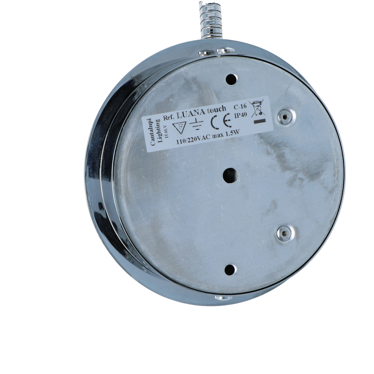 CANTALUPI – LUANA TOUCH C-16 – Indoor Touch-Control LED Light – IP40 | 110/220VAC | Max 1.5W