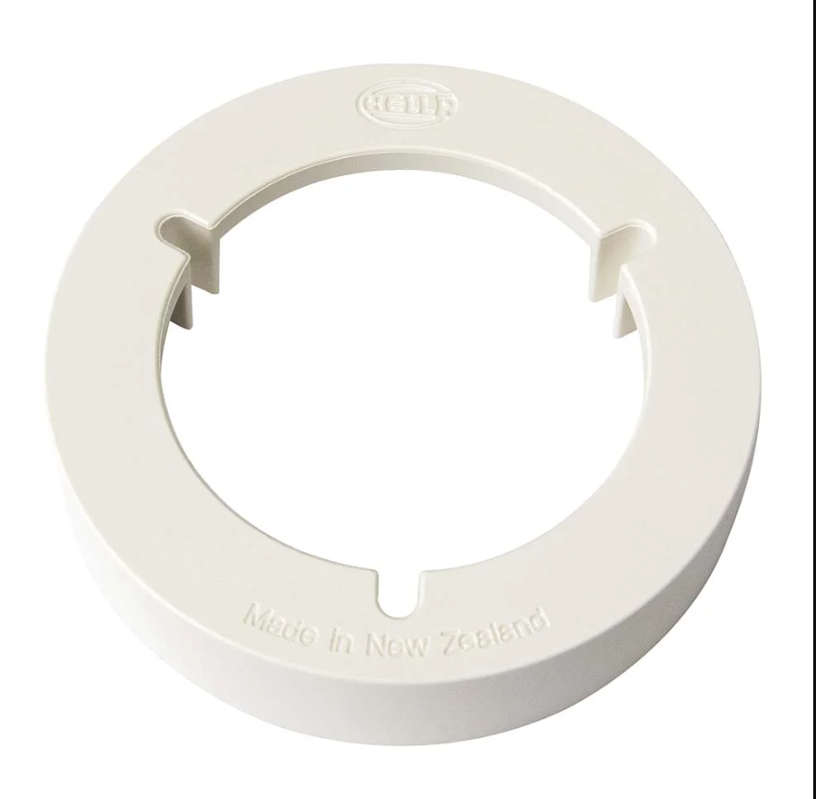 Hella Marine Slim Line Surface Mount Spacer Ring, UV-Resistant Plastic, 3in OD x 2in ID x 5/8in