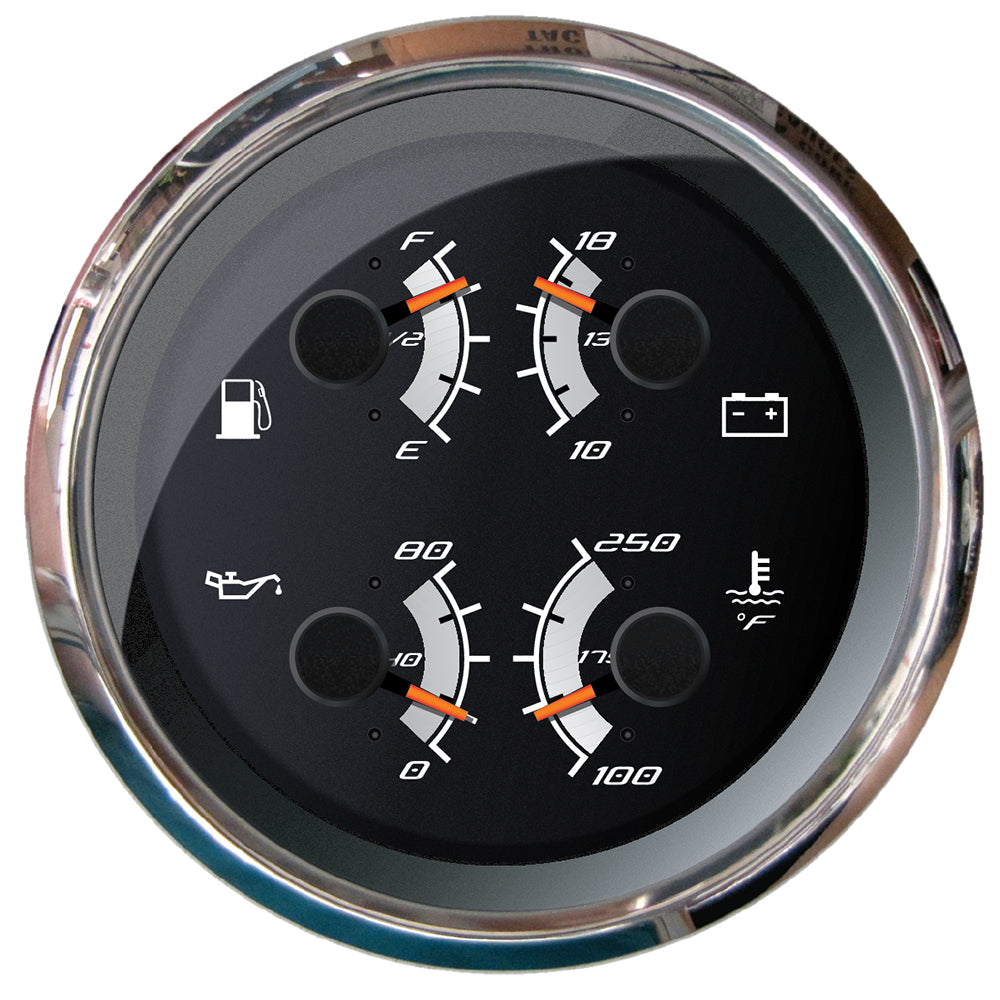 Faria Platinum 4" Multi-Function - Fuel, Oil, Volt & Water Temperature 22014