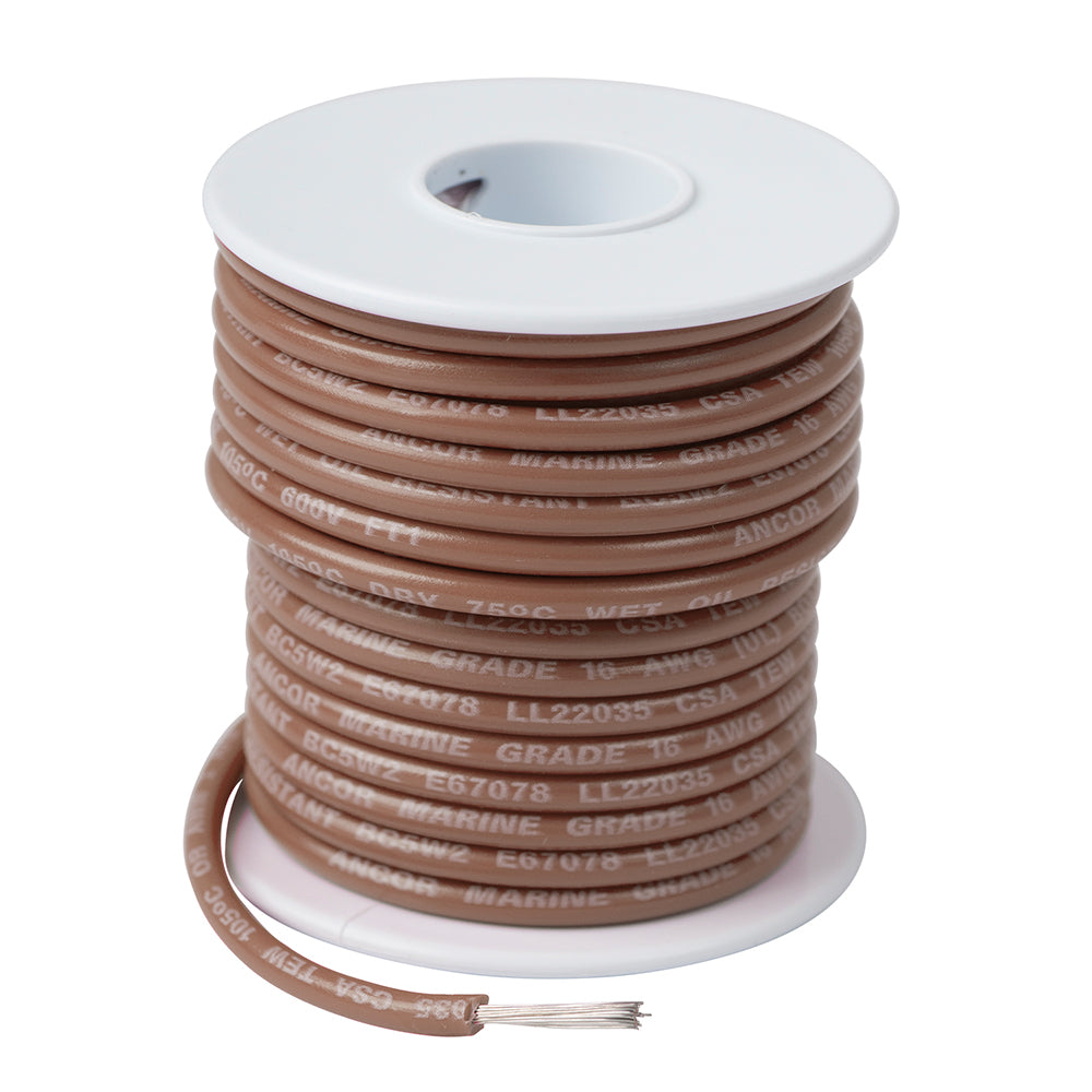 Ancor Tan 16 AWG Tinned Copper Wire - 500' 101850
