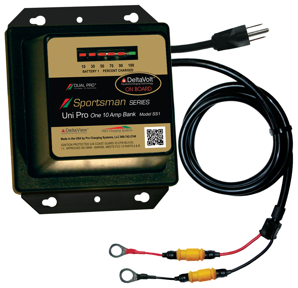 Dual Pro SS1 Battery Charger 1 Bank 10 Amps SS1