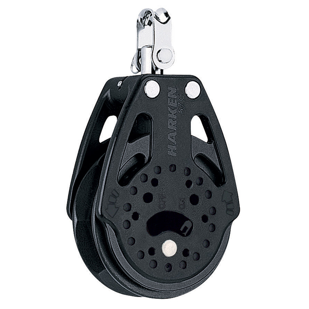 Harken 57mm Carbo Single Ratchet Block w/ Swivel 2135