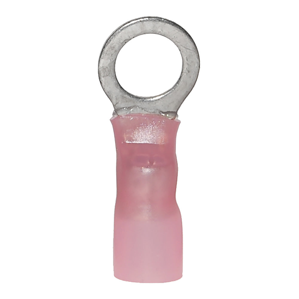 Ancor 8AWG 3/8 Ring Terminal Heat Shrink Red 25 Pack 321625