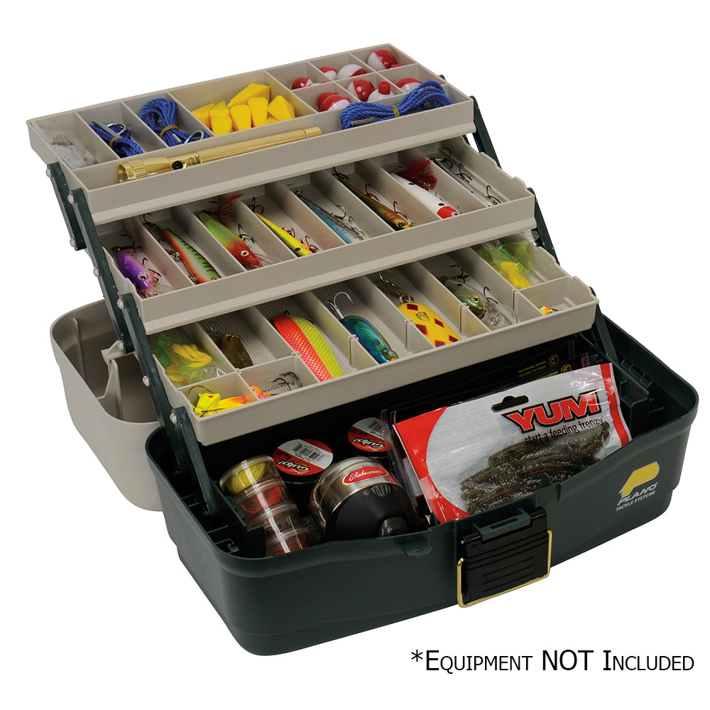 Plano Three-Tray Fixed Compartment Tackle Box 530006