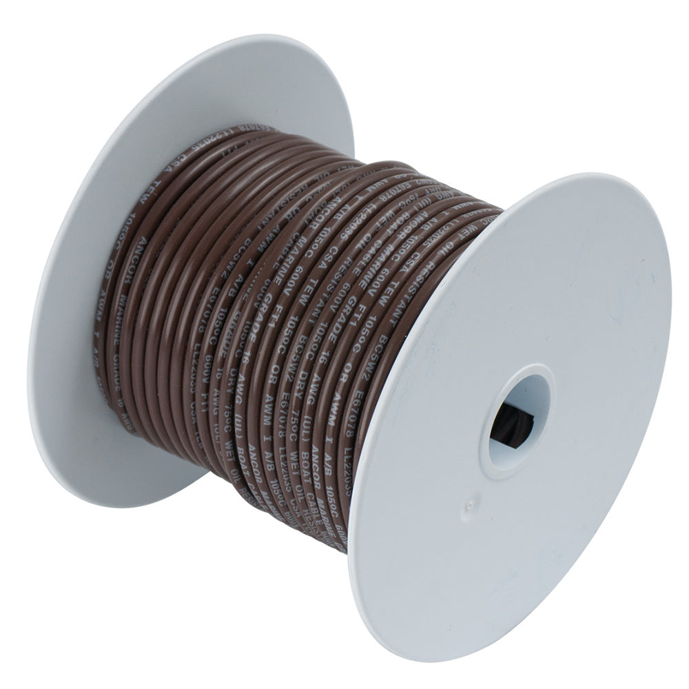 Ancor Brown 10 AWG Tinned Copper Wire - 100' 108210