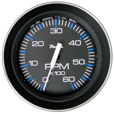 Faria Coral 4" Tachometer 6000 RPM (Gas) (Inboard and I/O) 33004