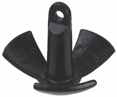 Sea Dog Marine River Anchor (Black Vinyl) - 30 Pound (314290)