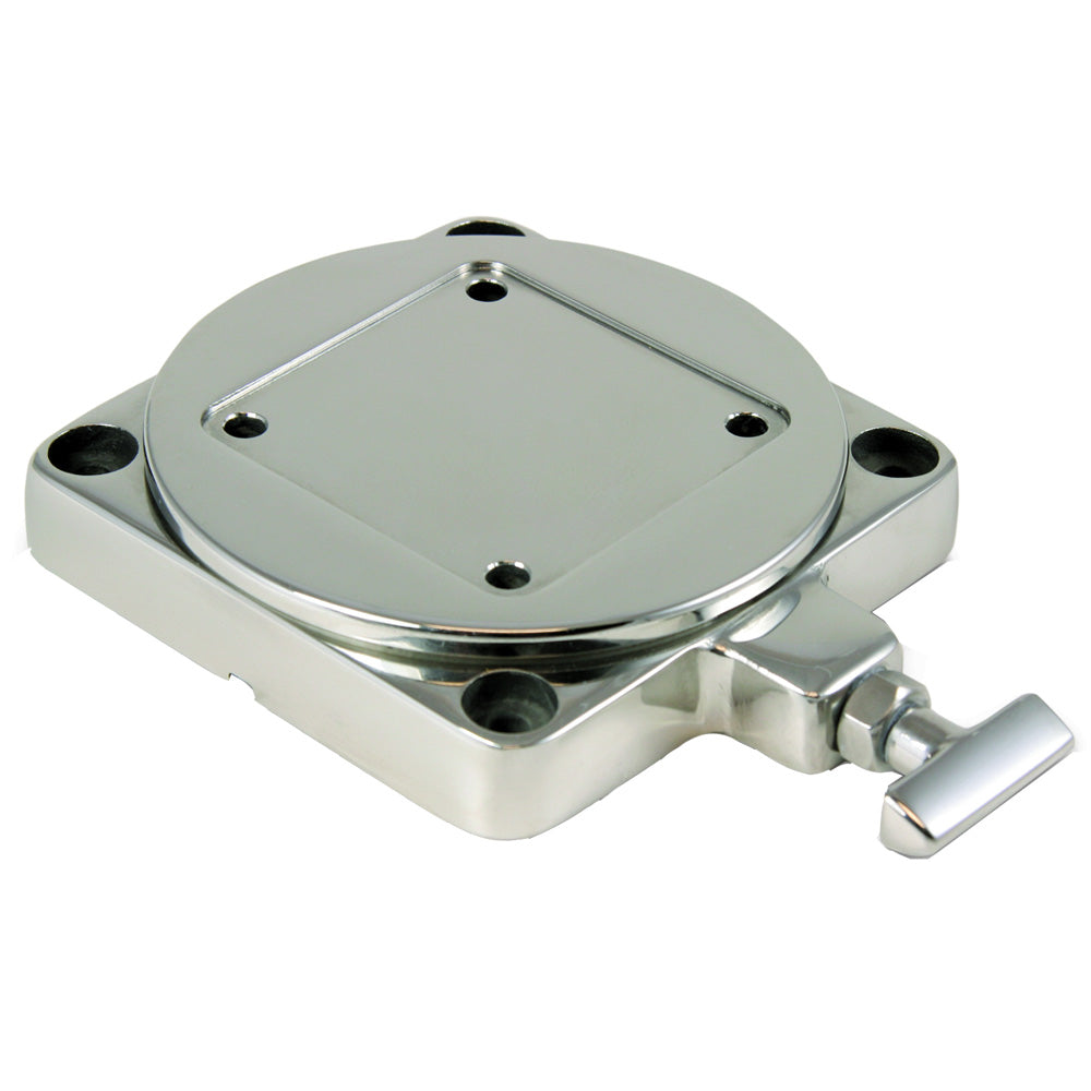 Cannon Low Profile Swivel Base Stainless Steel 1903002