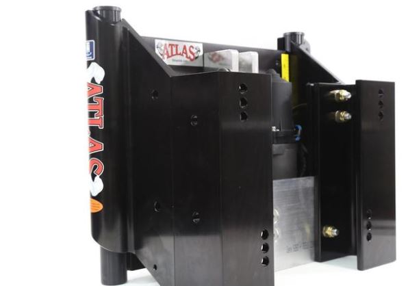 TH Marine Atlas 6" Jack Plate Heavy Duty Hydraulic Black Anodized AHJ-6VHD-B-DP