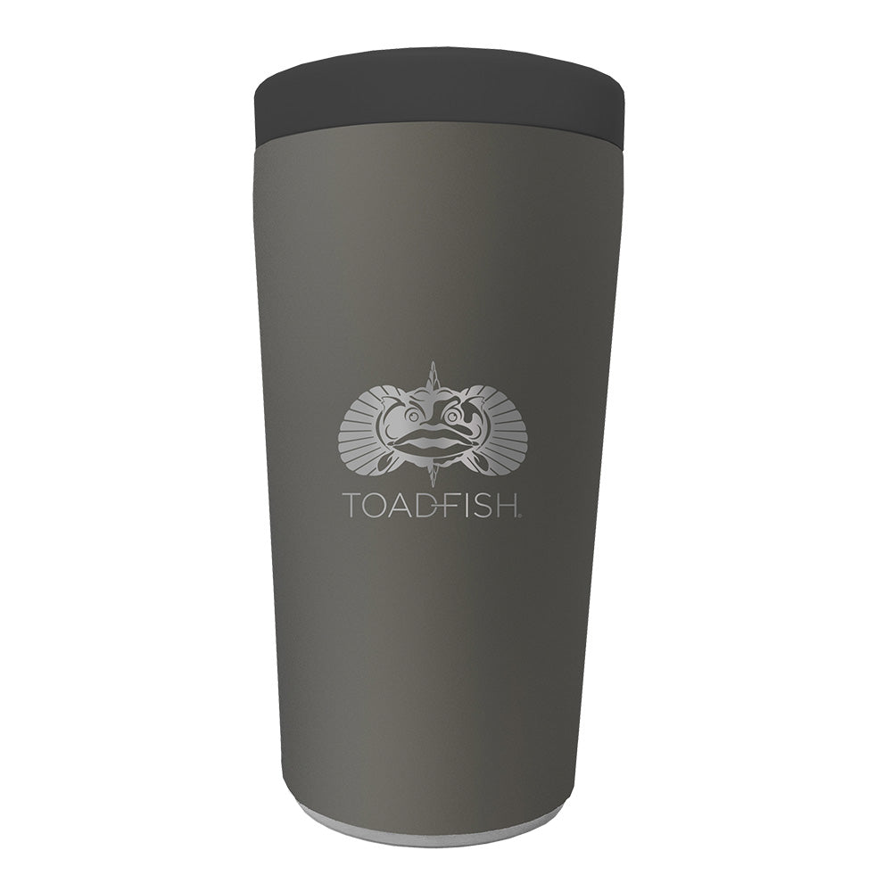 Toadfish Non-Tipping Can Cooler 2.0 - Universal Design - Graphite 5006