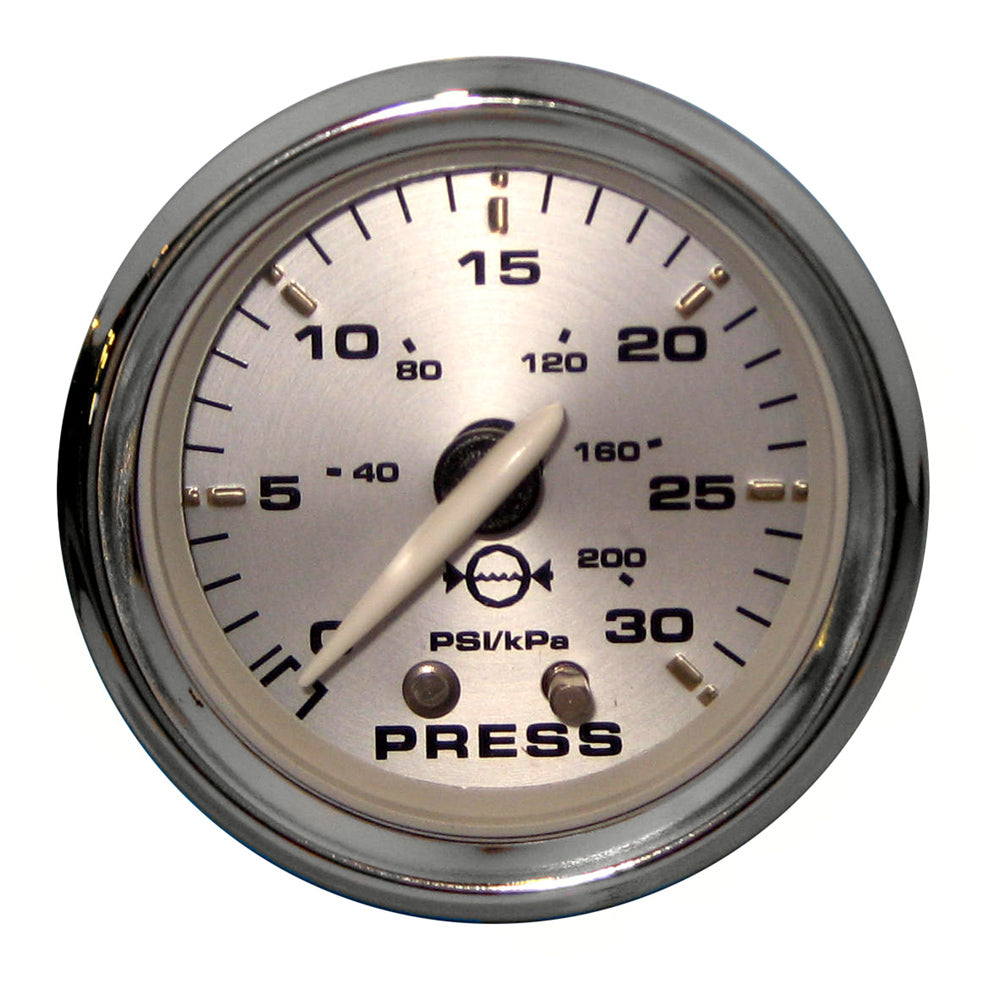 Faria Kronos 2" Water Pressure Gauge Kit - 30 PSI 19007