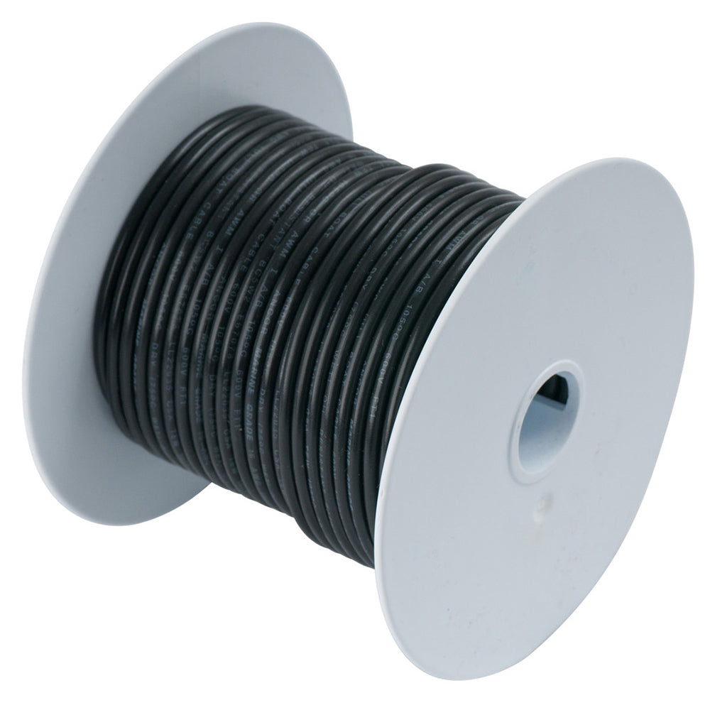 Ancor #6 Black 100' Spool Tinned Copper 112010