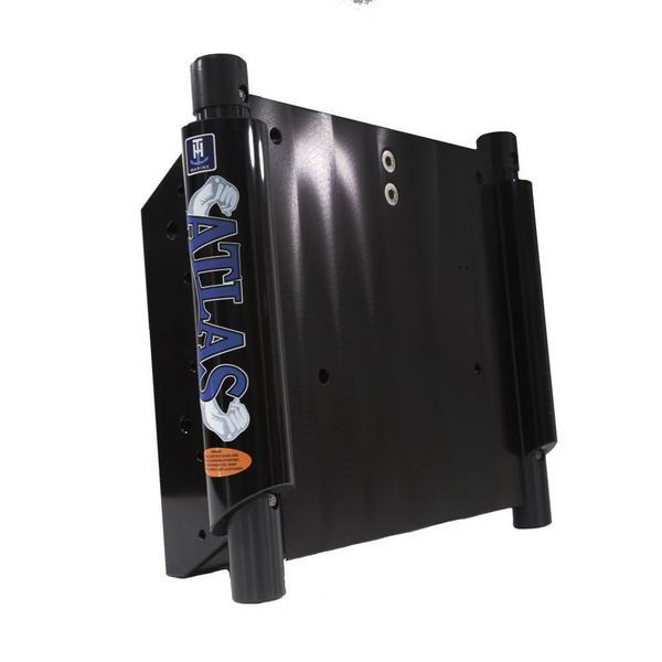 T-H Marine Atlas 10" Jack Plat Standard Hydraulic Black Anodized AHJ-10V-B-DP