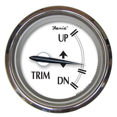 Faria Newport SS 2" Trim Gauge f/Mercury/Mariner/Mercruiser/Volvo DP/Yamaha 25003