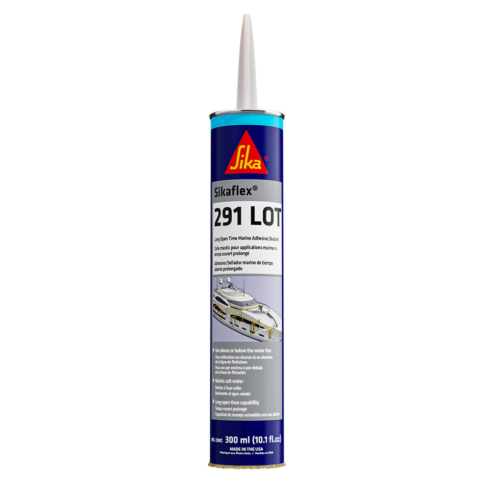Sika Sikaflex® 291 LOT Slow Cure Adhesive & Sealant 10.3oz (300ml) Cartridge - White 90925