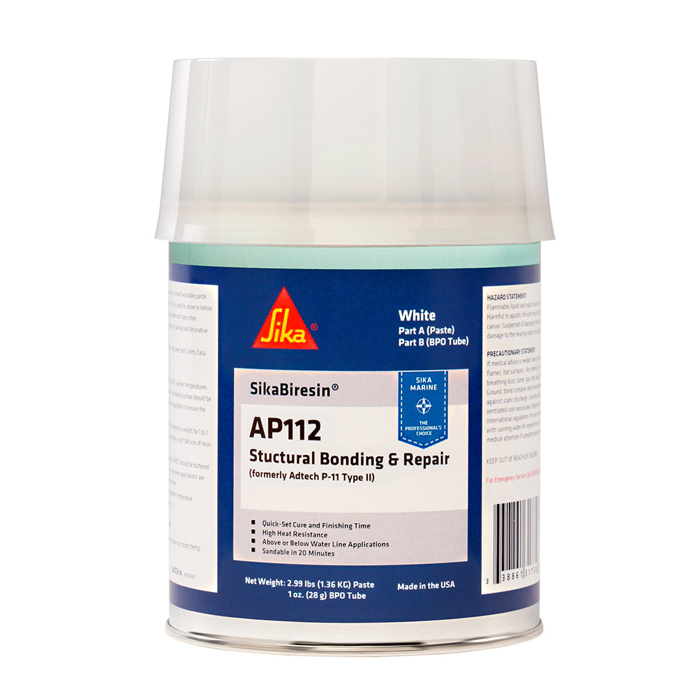 Sika SikaBiresin® AP112 + BPO Cream Hardener - White - Quart 611395