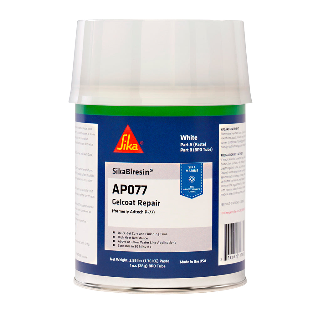 Sika SikaBiresin® AP077 + BPO Cream Hardener - White - Quart 611547