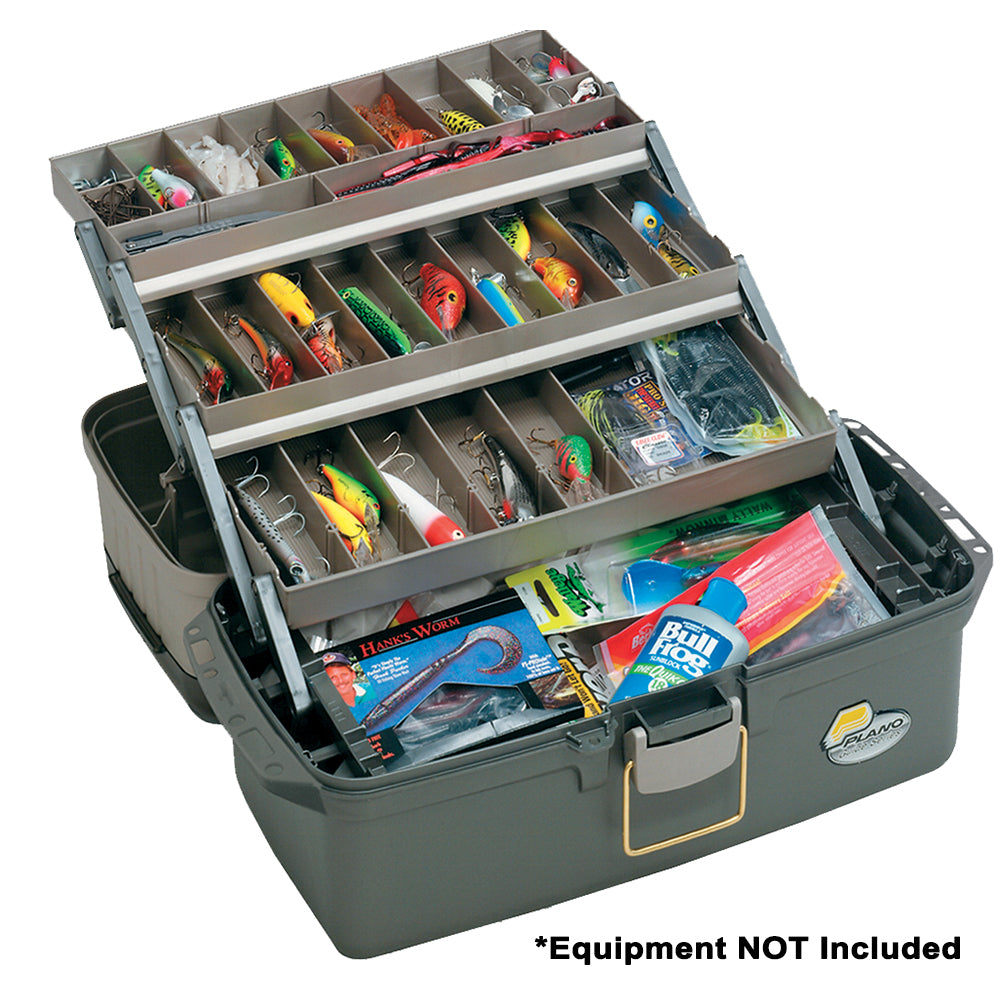 Plano Guide Series™ Tray Tackle Box - Graphite/Sandstone 613403
