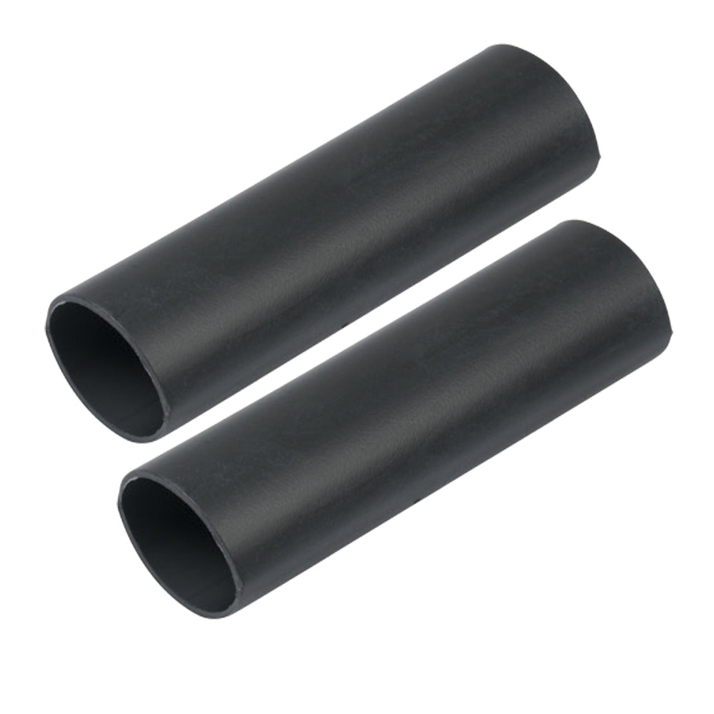 Ancor Heavy Wall Heat Shrink Tubing - 1" x 12" - 2-Pack - Black 327124