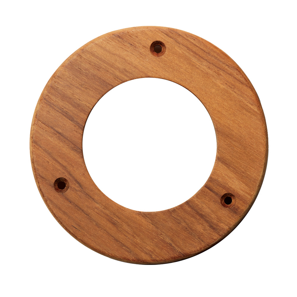Whitecap Teak Trim Ring - 4" Inner Diameter Opening 61974