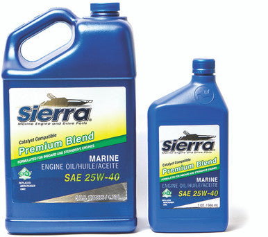 Sea Star Solutions Ctlst Oil 25W40 Mineral Quart - Sierra Marine Engine Parts (18-9400Cat-2)