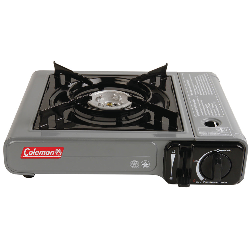 Coleman Table Top 1 Burner Butane Camping Stove - Grey 2000037885