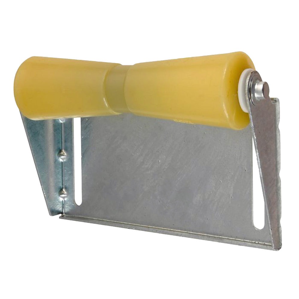 C.E. Smith Panel Bracket Assembly 12" Keel Roller - Yellow TPR 10455G