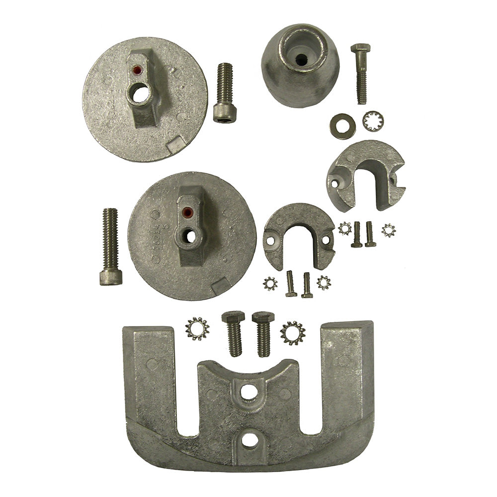 Performance Metals Mercruiser Bravo 3 (2004 & Later) Complete Anode Kit - Aluminum 10165A