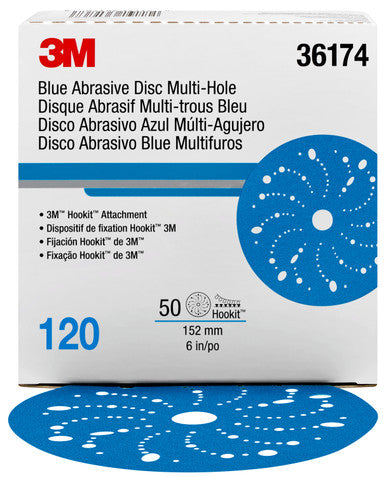 3M Hookit Abrasive Disc Df 6" 120Gr (50) (7100091245)