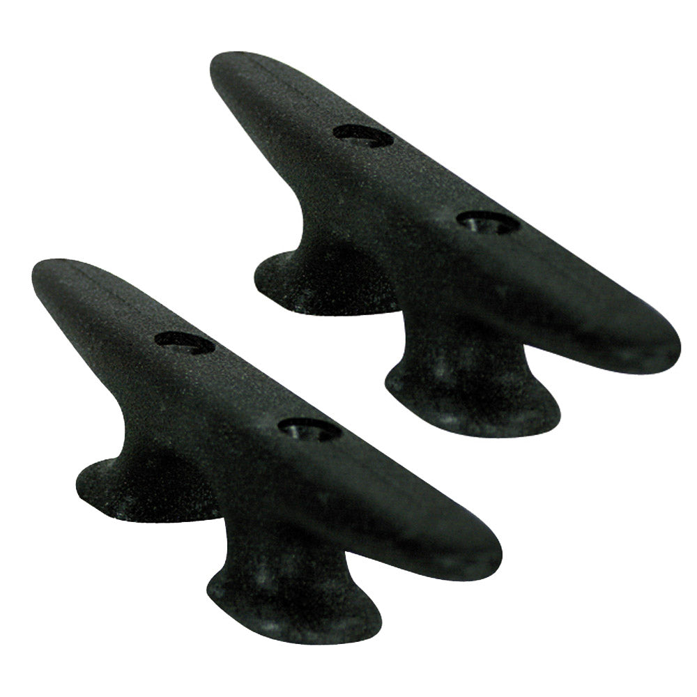 Whitecap Black Nylon Cleat 8" Pair 3439BP