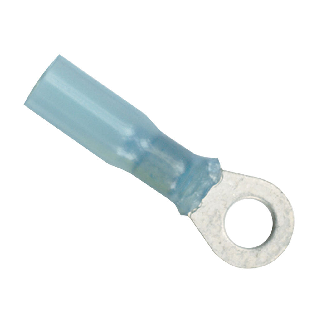 Ancor 16-14 #8 Ring Terminal Heat Shrink Blue 100 Pack 311299