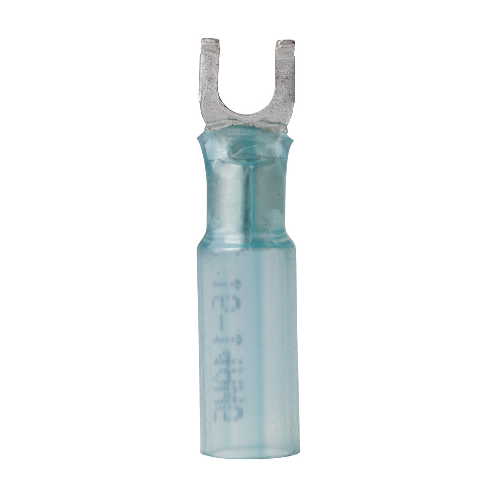 Ancor 16-14 #8 Spade Heat Shrink Blue 25 Pack 314225