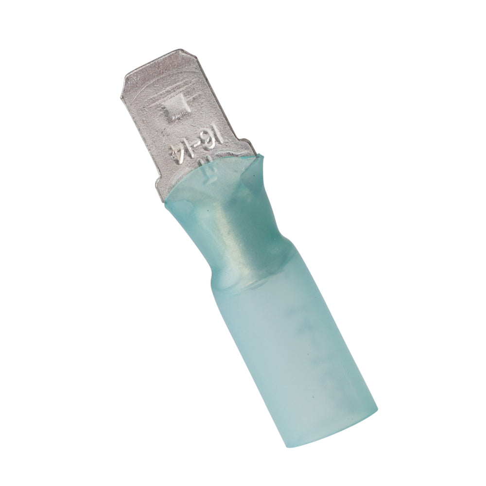 Ancor 16-14 Male Disconnect Heat Shrink Blue 100 Pack 317999
