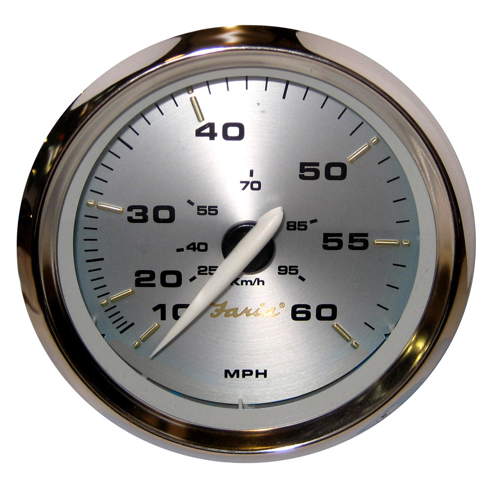Faria Kronos 4" Speedometer - 60MPH (Mechanical) 39009