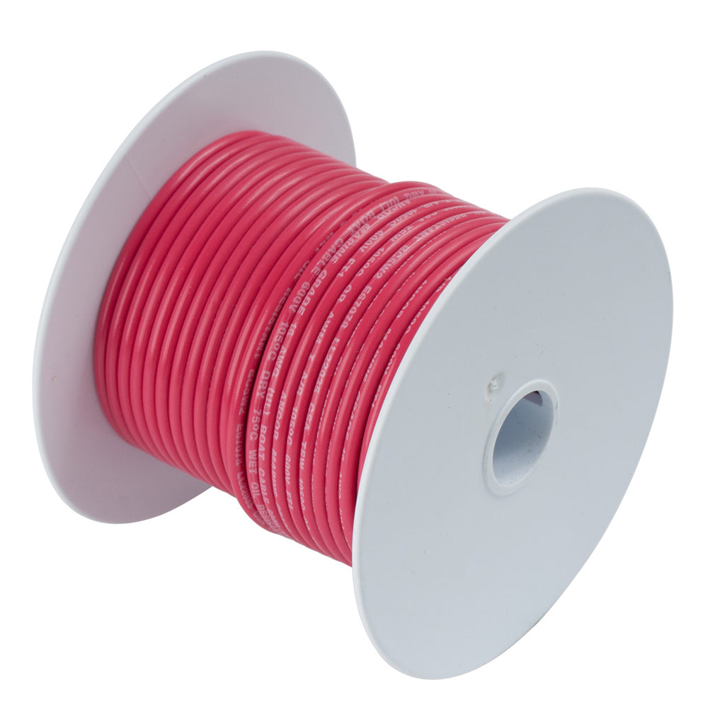 Ancor #10 Red 100' Spool Tinned Copper 108810