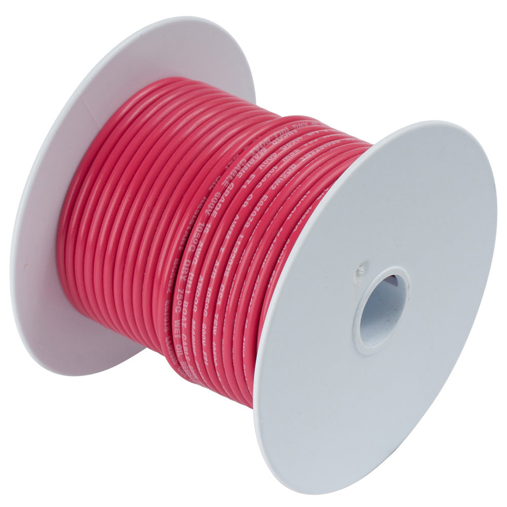 Ancor #8 Red 100' Spool Tinned Copper 111510