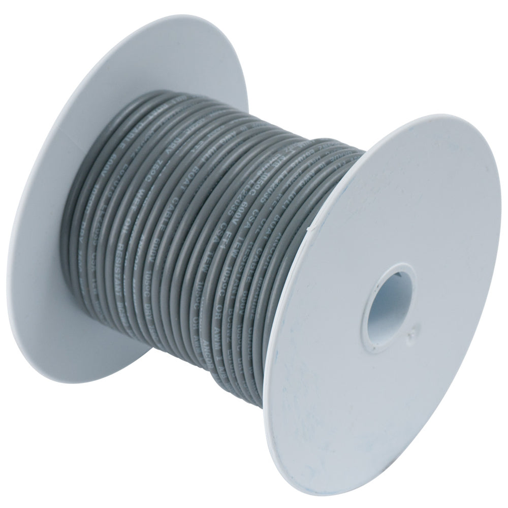 Ancor Grey 18 AWG Tinned Copper Wire - 500' 100450