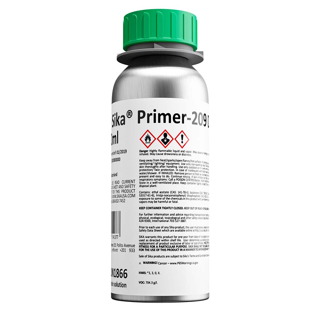 Sika Primer-209 D Black 250ml Bottle 451588