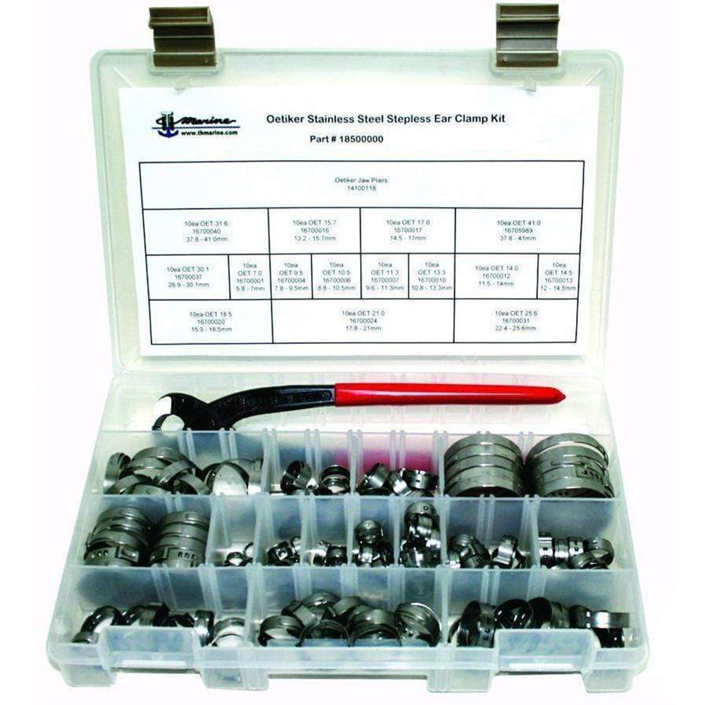 T-H Marine Oetiker Stepless Clamp Kit w/Pliers 18500000