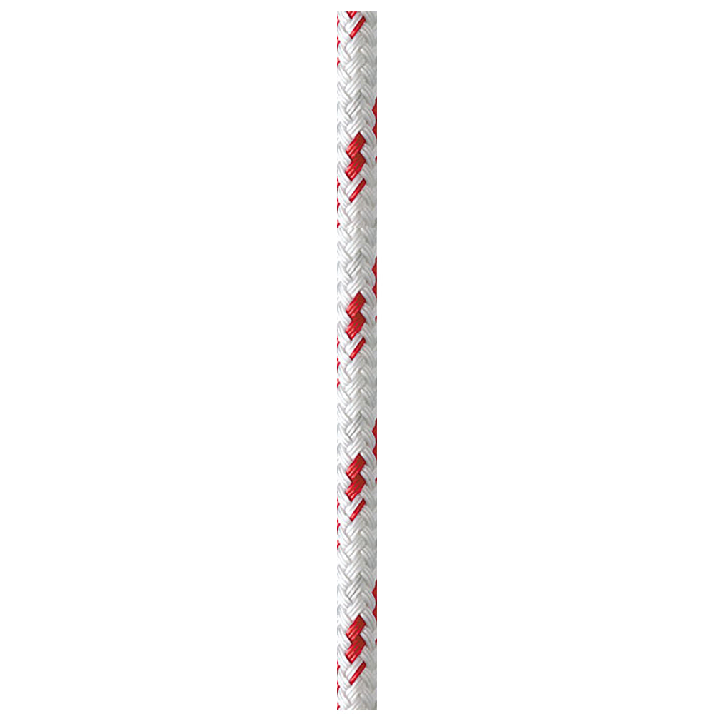 New England Ropes 1/2" Sta-Set Performance Cruising Line - Red Fleck - 600' 21001600600
