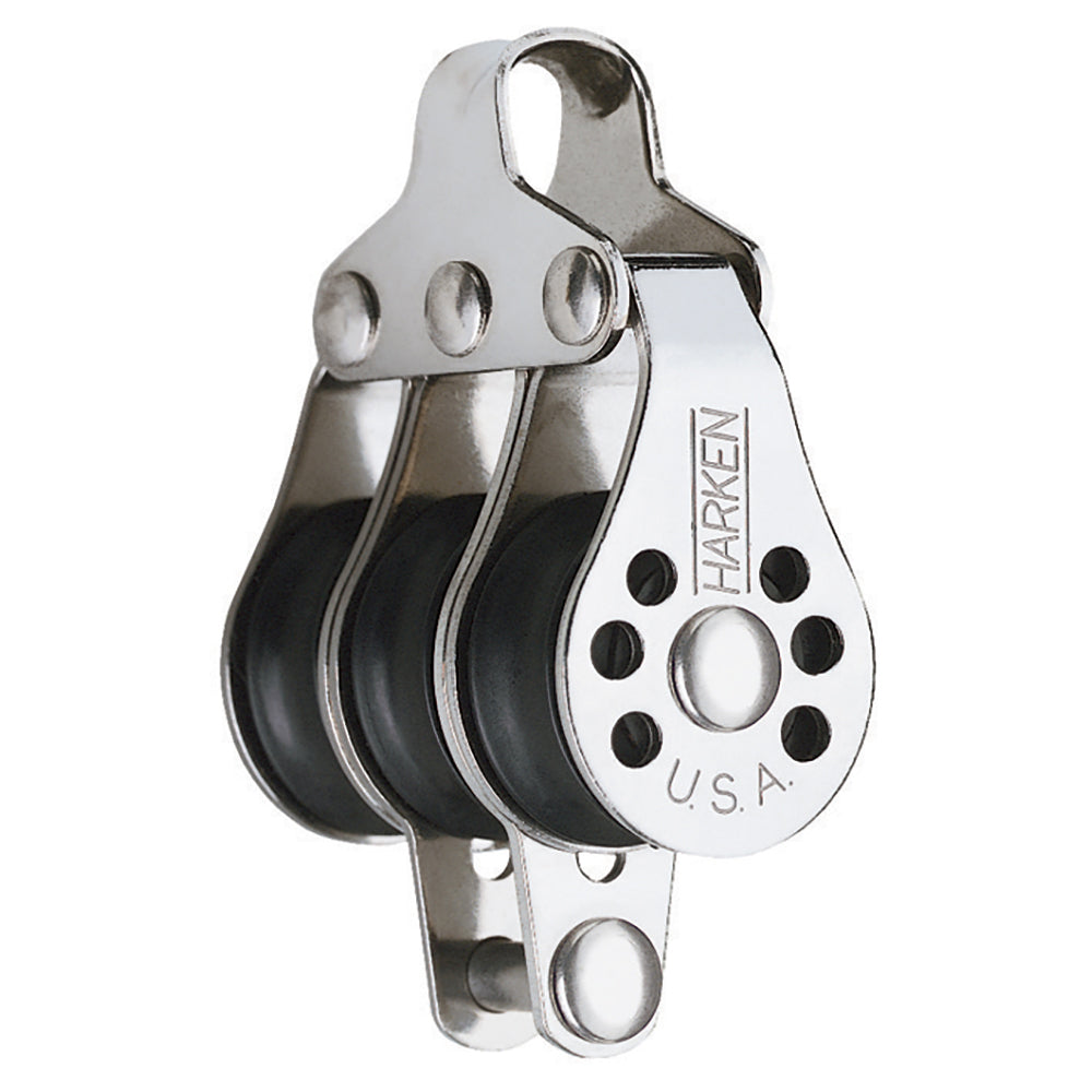 Harken 22mm Triple Micro Block w/Becket 229