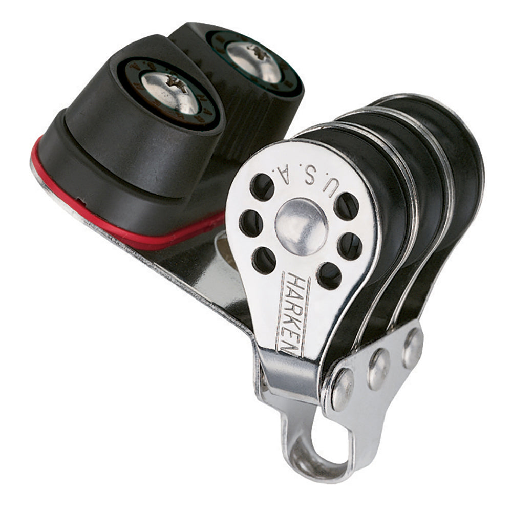 Harken 22mm Triple Micro Block w/Cam Cleat 230