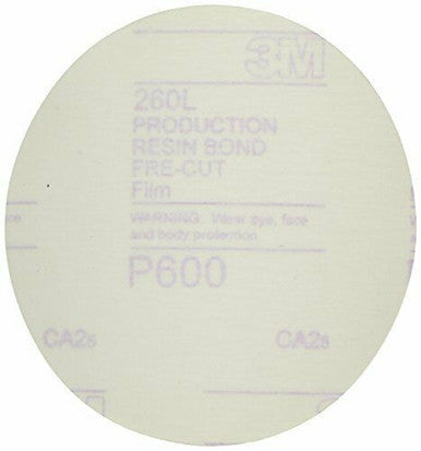 3M 5" P600 Grit Hookit Finishing (7000120388)